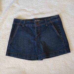 Faded Glory Stretch Denim Jean Shorts Women 14